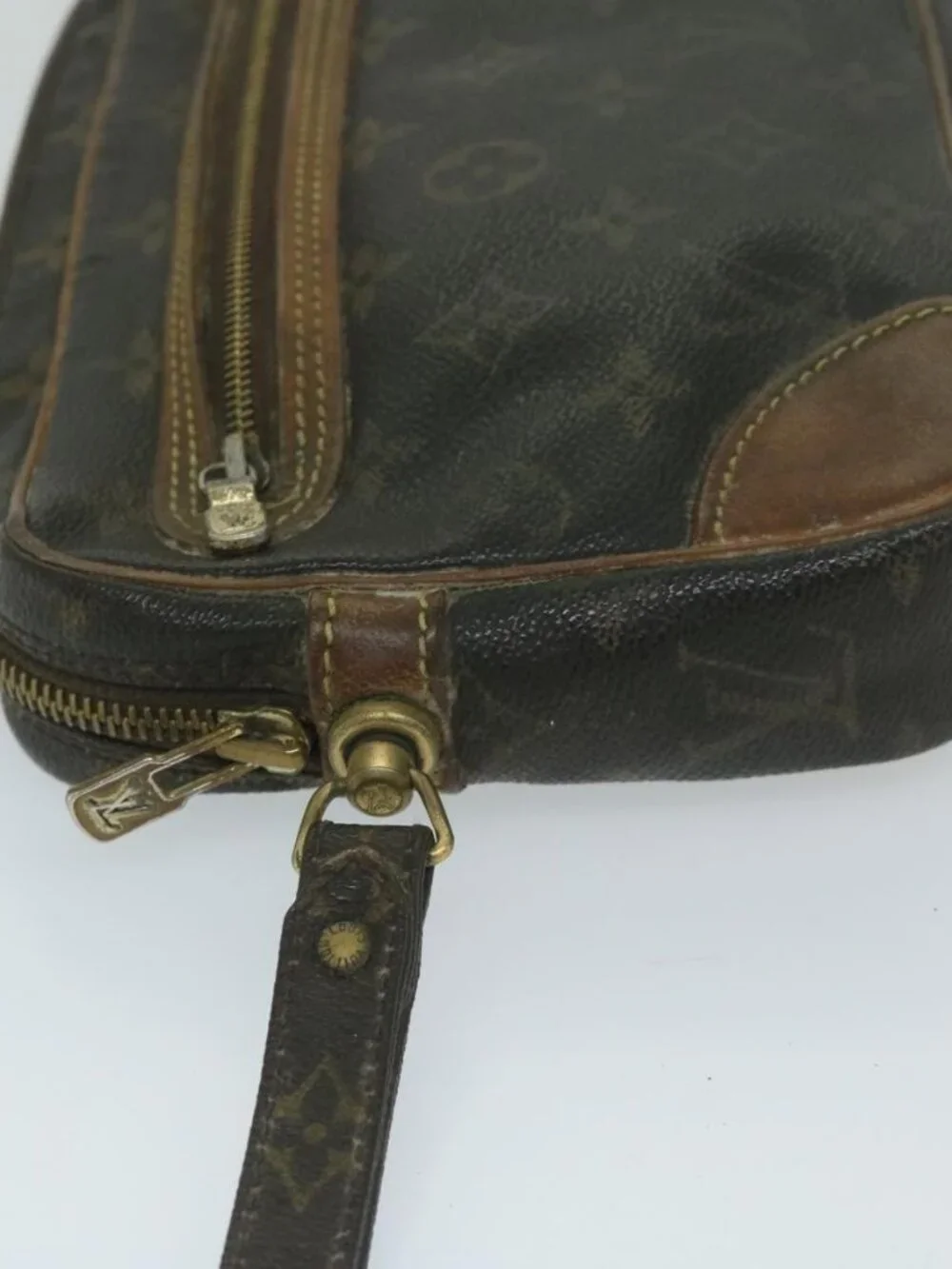 LOUIS VUITTON Monogram Marly Dragonne GM Clutch Bag M51825 LV Auth 59399